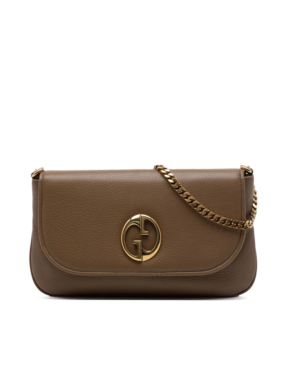 Gucci Medium Leather Chain Shoulder Bag #358401G62B